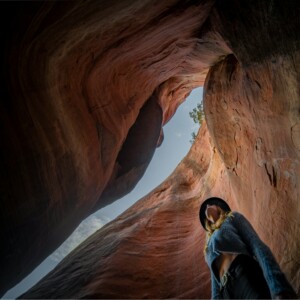 woman at Colorado National Monument