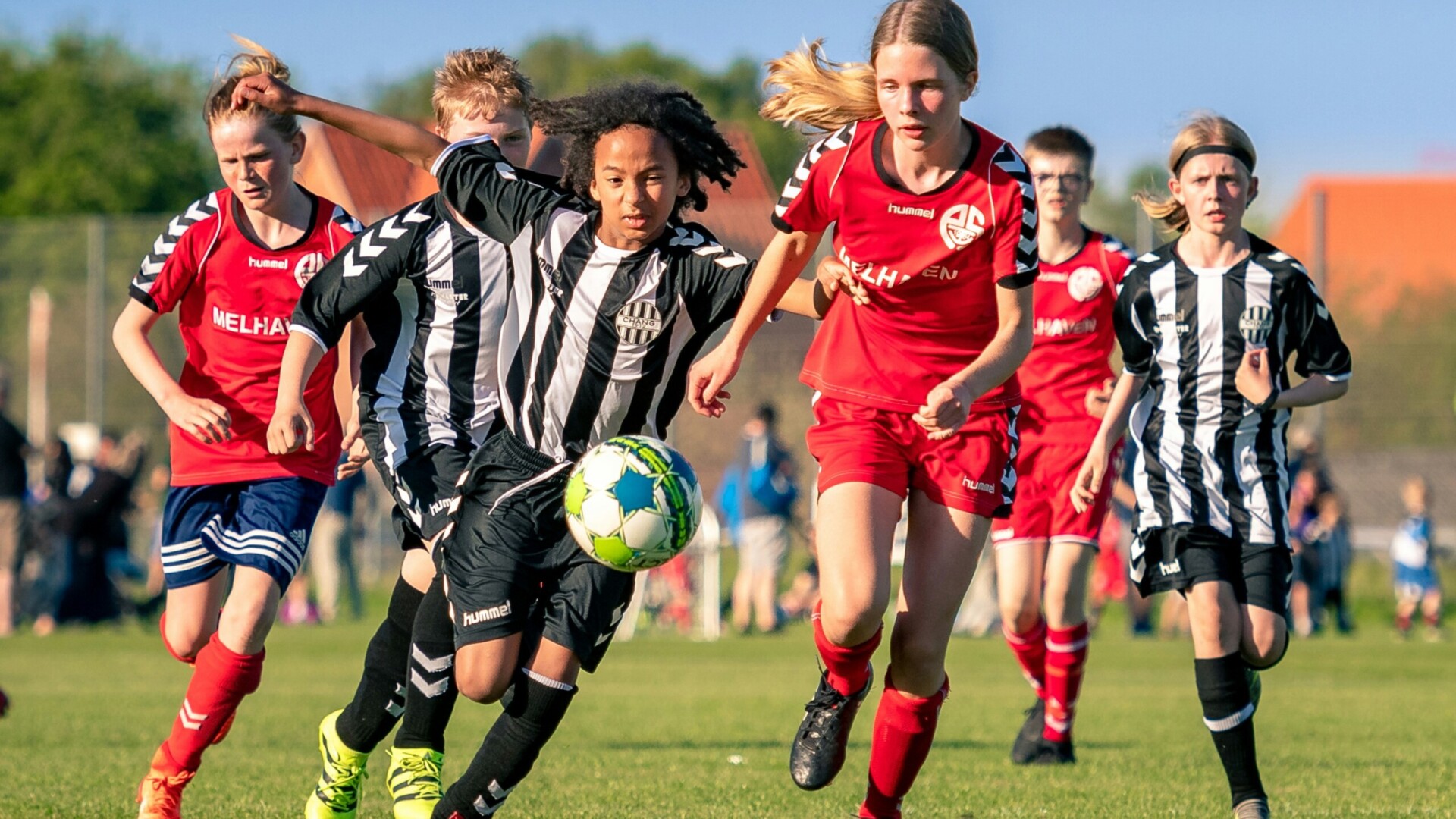 soccer players competitive on the field