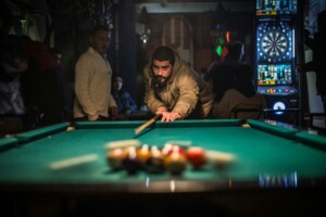 Man playing pool 